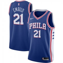 Philadelphia 76ers Joel Embiid 21 Nike 2019 2020 Icon Edition NBA Jersey Swingman