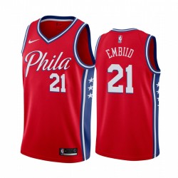 Philadelphia 76ers Joel Embiid 21 Nike 2019 2020 Statement Edition NBA Jersey Swingman