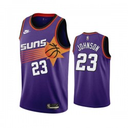 Phoenix Suns Cameron Johnson 23 Nike 2022 2023 Classic Edition Purple NBA Jersey Swingman