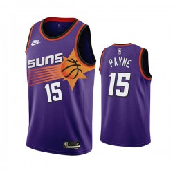 Phoenix Suns Cameron Payne 15 Nike 2022 2023 Classic Edition Purple NBA Jersey Swingman