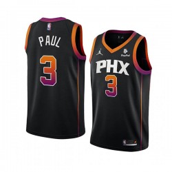 Phoenix Suns Chris Paul 3 Jordan 2022 2023 Statement Edition Black NBA Jersey Swingman