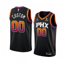 Phoenix Suns Custom Jordan 2022 2023 Statement Edition Black NBA Jersey Swingman