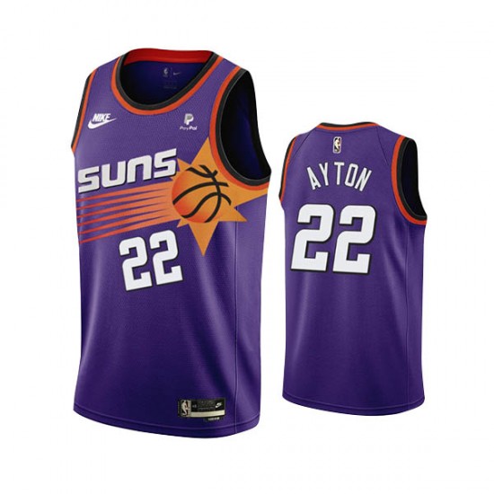 Phoenix Suns DeAndre Ayton 22 Nike 2022 2023 Classic Edition Purple NBA Jersey Swingman