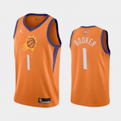 Phoenix Suns Devin Booker 1 2020 2021 Jordan Brand Statement Edition NBA Jersey Swingman