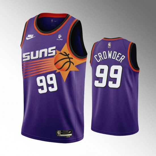 Phoenix Suns Jae Crowder 99 Nike 2022 2023 Classic Edition Purple NBA Jersey Swingman