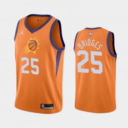 Phoenix Suns Mikal Bridges 25 2020 2021 Jordan Brand Statement Edition NBA Jersey Swingman