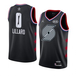 Portland Trail Blazers Damian Lillard 2019 All Star Jordan Brand Black NBA Jersey Swingman