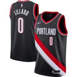 Portland Trail Blazers Damian Lillard 2020 2021 Nike Icon Edition NBA Jersey Swingman