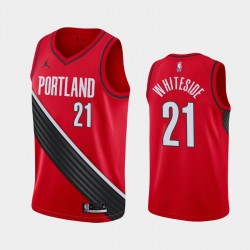 Portland Trail Blazers Hassan side 21 2020 2021 Jordan Brand Statement Edition White NBA Jersey Swingman