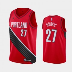 Portland Trail Blazers Jusuf Nurkic 27 2020 2021 Jordan Brand Statement Edition NBA Jersey Swingman