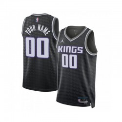 Sacramento Kings Custom Jordan Statement Edition 2022-2023 Black NBA Jersey Swingman