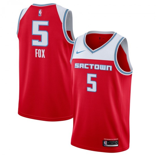 Sacramento Kings DeAaron Fox 5 Nike 2019 2020 City Edition NBA Jersey Swingman