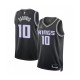 Sacramento Kings Domantas Sabonis 10 Jordan Statement Edition 2022-2023 Black NBA Jersey Swingman