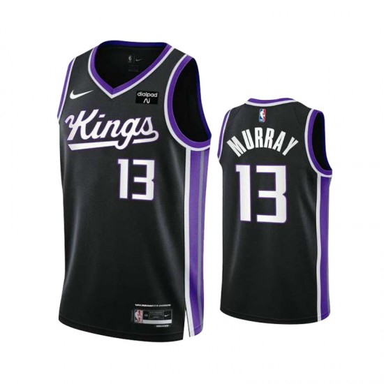 Sacramento Kings Keegan Murray 13 Nike ICON EDITION 2023 2024 Black NBA Jersey Swingman