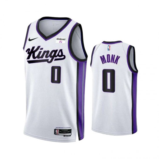 Sacramento Kings MALIK MONK Nike ASSOCIATION EDITION 2023 2024 White NBA Jersey Swingman