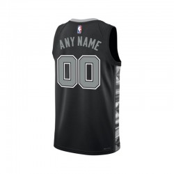 San Antonio Spurs Custom Jordan 2022-2023 Statement Edition Black NBA Jersey Swingman