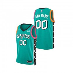 San Antonio Spurs Custom Nike 2022-2023 City Edition NBA Jersey Swingman