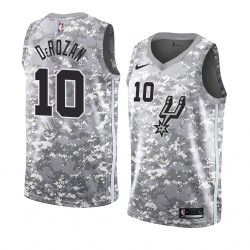 San Antonio Spurs DeMar DeRozan 10 2018 2019 Nike Gray NBA Jersey Swingman