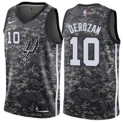 San Antonio Spurs DeMar DeRozan 10 Nike City Edition Black NBA Jersey Swingman