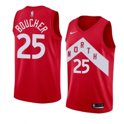 Toronto Raptors Chris Boucher 25 2018 2019 Nike Red NBA Jersey Swingman