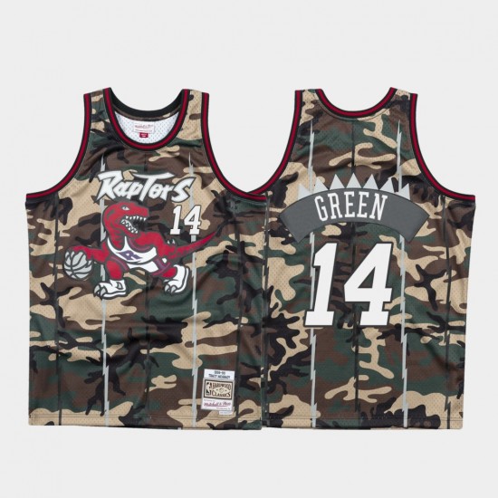 Toronto Raptors Danny Green 14 Woodland Camo NBA Jersey Swingman