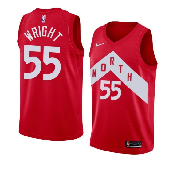 Toronto Raptors Delon Wright 55 2018 2019 Nike Red NBA Jersey Swingman