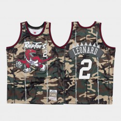 Toronto Raptors Kawhi Leonard 2 Woodland Camo NBA Jersey Swingman