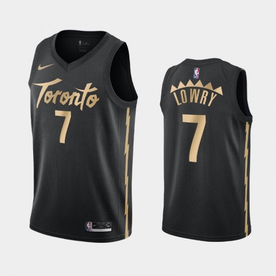 Toronto Raptors Kyle Lowry 7 Nike 2019 2020 City Edition NBA Jersey Swingman