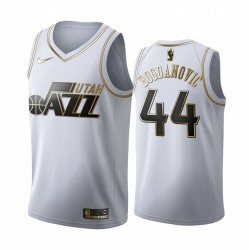 Utah Jazz Bojan Bogdanovic 44 Nike 2019 2020 Golden Edition White NBA Jersey Swingman