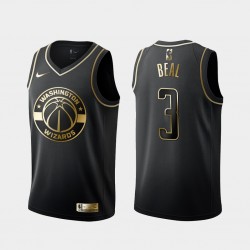 Washington Wizards Bradley Beal 3 Nike Golden Edition Black NBA Jersey Swingman