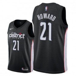 Washington Wizards Dwight Howard 21 2018 2019 Nike City Edition Black NBA Jersey Swingman